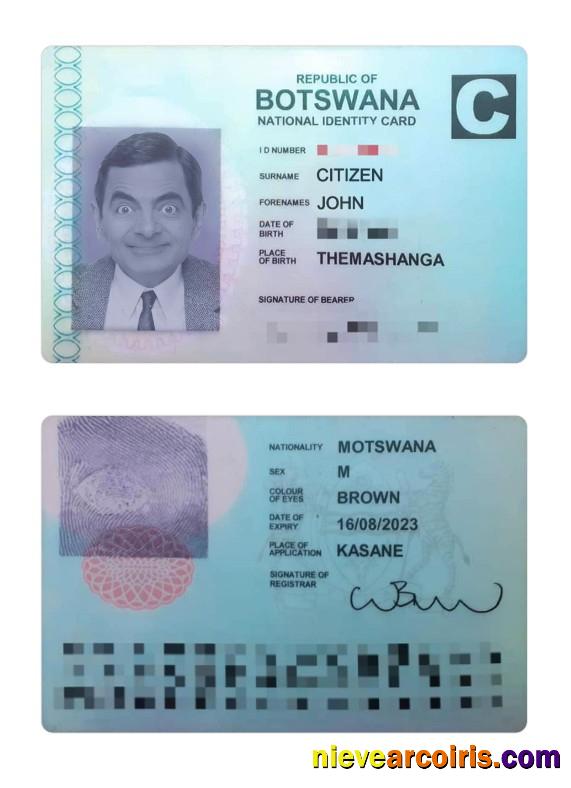 Botswana national ID card